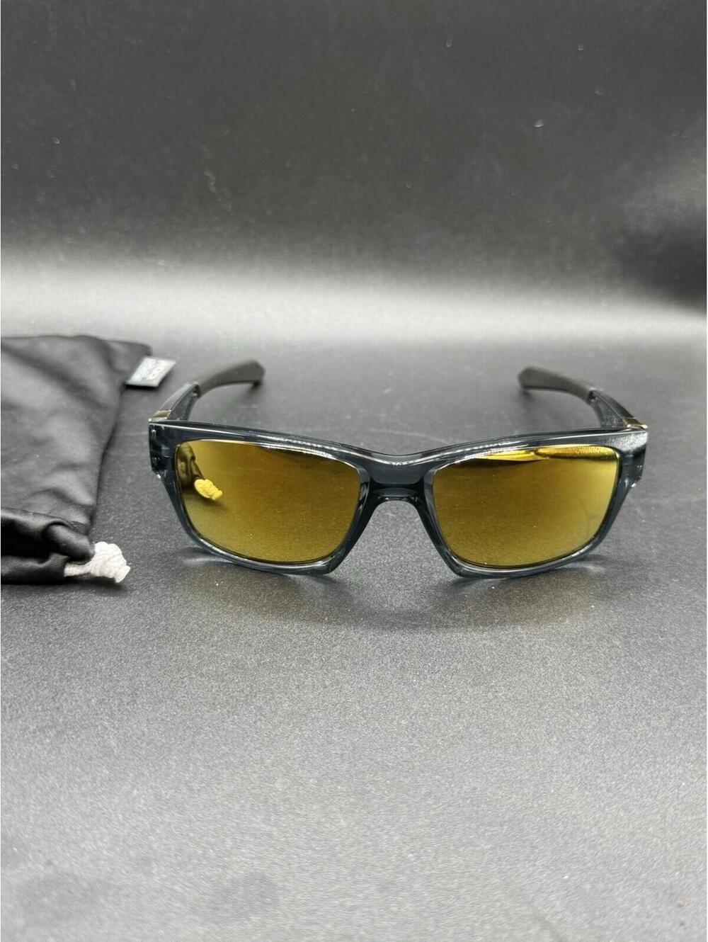Oakley Jupiter Squared Crystal Black/24K Iridium Lenses